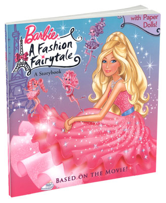 Children's Book Cover: Barbie; A Fashion Fairytale children's book cover barbie a fashion fairytale