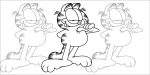 draw garfield the cat cartoon drawing lesson