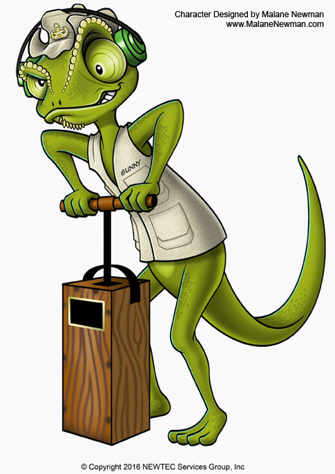 FInal Character Designed of Cartoon Lizard Mascot final character designed of cartoon lizard mascot