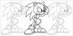 sonic cartoon drawing lesson