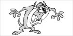 tasmanian devil cartoon drawing lesson