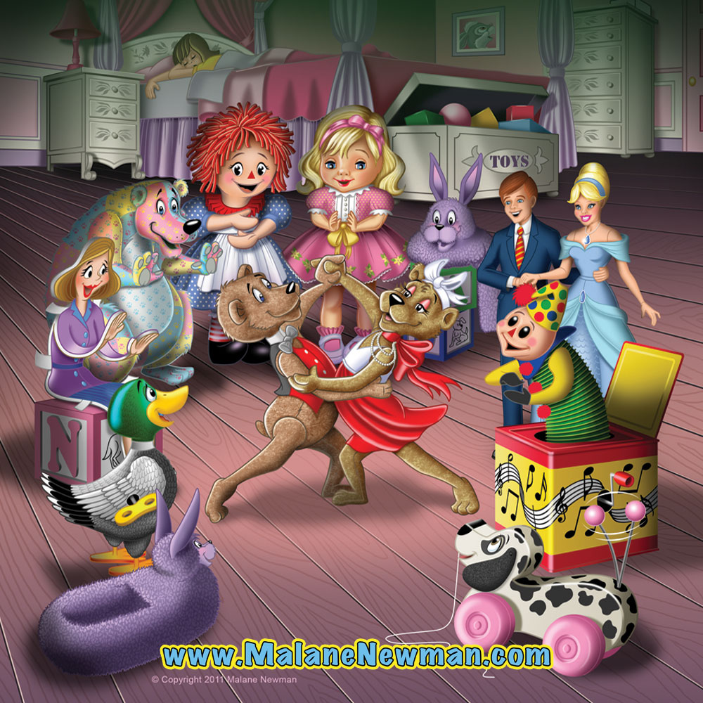 free cartoon jigsaw puzzle game called while you were sleeping