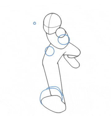 challenging ben 10 running cartoon drawing illustration pic #10