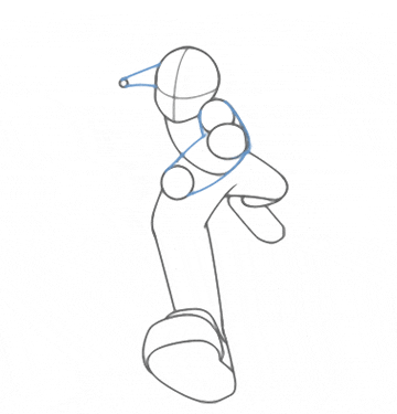challenging ben 10 running cartoon drawing illustration pic #11