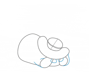 cartoonist for hire shares how to draw the cheshire cat - step 5