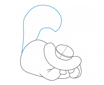 cartoonist for hire shares how to draw the cheshire cat - step 6