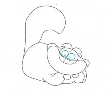 cartoonist for hire shares how to draw the cheshire cat - step 8