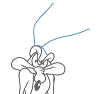 Freelance Cartoonist Lesson Drawing Wile E. Coyote #18 freelance cartooning lesson drawing wile e. coyote step 18