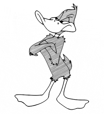 freelance cartoonist illustration lesson how to draw daffy duck