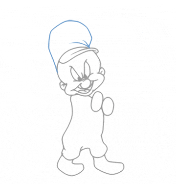 Freelance Cartoonist Lesson How to Draw Elmer Fudd Illustrtion #12 great cartooning lesson on how to draw elmer fudd illustration #12