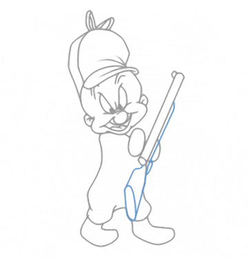 Freelance Cartoonist Lesson How to Draw Elmer Fudd Illustrtion #15 great cartooning lesson on how to draw elmer fudd illustration #15