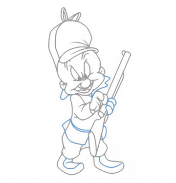 Freelance Cartoonist Lesson How to Draw Elmer Fudd Illustrtion #19 great cartooning lesson on how to draw elmer fudd illustration #19