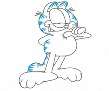 Reconstructing Design of America's Favority Feline Cartoon Character Garfield the Cat #15 reconstructing design of america's favorite feline cartoon character garfield the cat #15