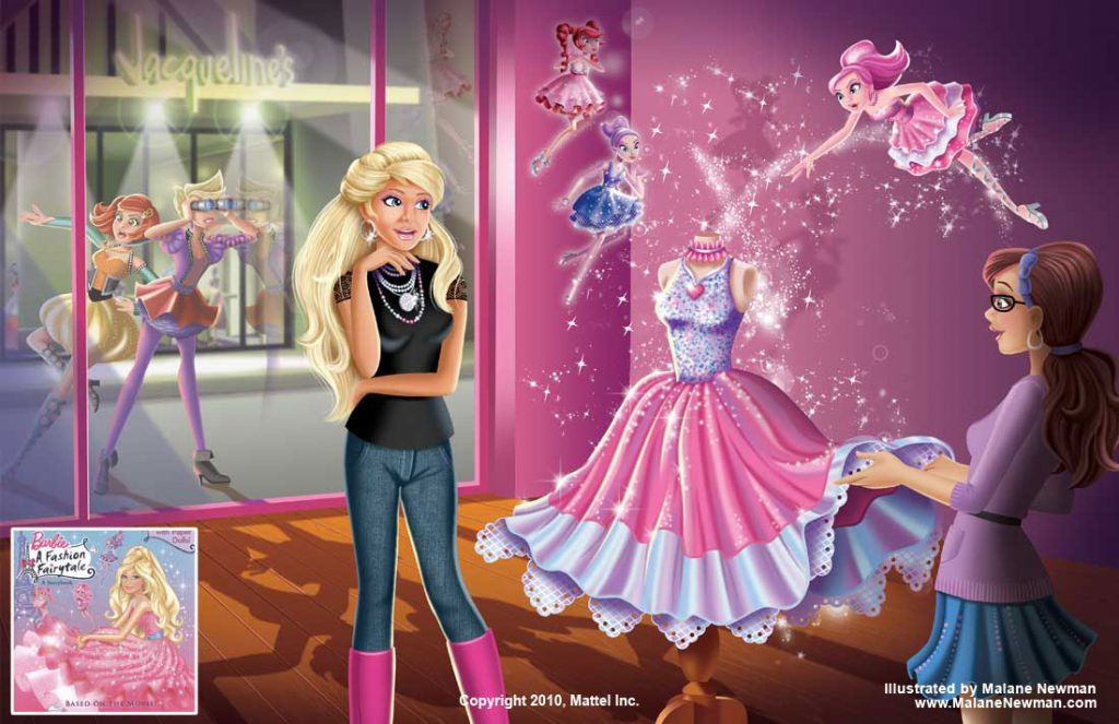 Final Colored Illustration of Barbie Sketch #6 final colored illustration of barbie sketch #6