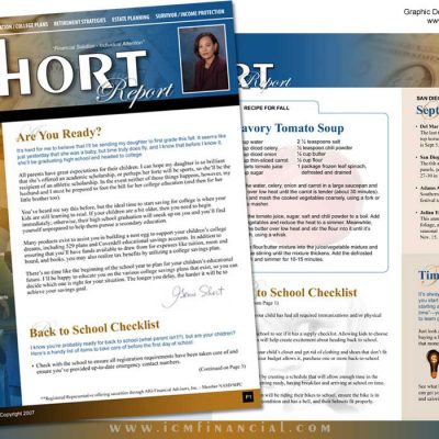 Fall Newsletter Branding and Graphic Design for Financial Consultant fall newsletter branding and graphic design for financial consultant