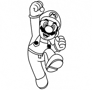 Cartooning Lesson Taught by Freelance Cartoonist for Hire on How to Draw Nintendo's Mario. Final Illustration cartoonist illustration lesson on how to draw nintendos mario final illustration