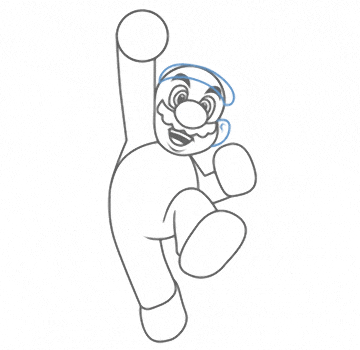 Cartooning Lesson Taught by Freelance Cartoonist for Hire on How to Draw Nintendo's Mario #11 cartoonist illustration lesson on how to draw nintendos mario #11