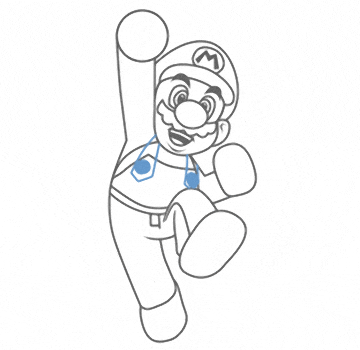 Cartooning Lesson Taught by Freelance Cartoonist for Hire on How to Draw Nintendo's Mario #14 cartoonist illustration lesson on how to draw nintendos mario #14