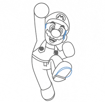 Cartooning Lesson Taught by Freelance Cartoonist for Hire on How to Draw Nintendo's Mario #16 cartoonist illustration lesson on how to draw nintendos mario #16