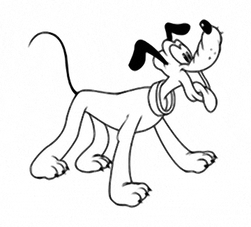 freelance cartoon how to draw pluto full body final drawing