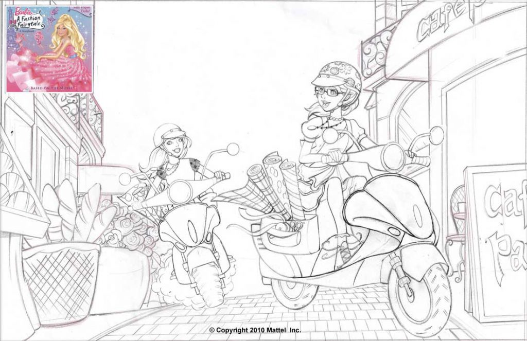 Barbie Sketch Illustration #1 barbie sketch illustration #1