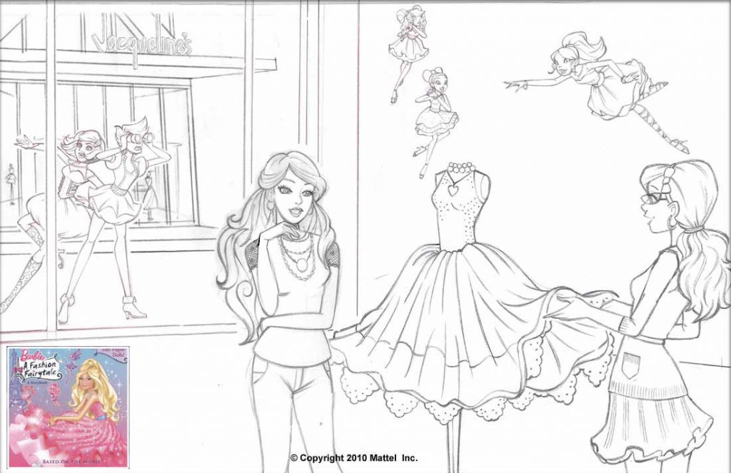 Barbie Sketch Illustration #6 barbie sketch illustration #6