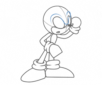 Sonic Cartoon Drawing Lesson for Freelance Cartoonists #11 sonic cartoon drawing lesson for freelance cartoonists #11