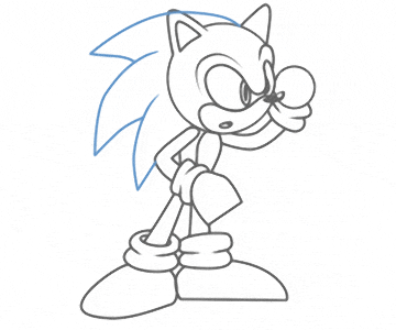 Sonic Cartoon Drawing Lesson for Freelance Cartoonists #14 sonic cartoon drawing lesson for freelance cartoonists #14