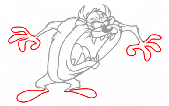 Cartooning Lesson How to Draw the Tasmanian Devil Illustration #10 cartooning lesson how to draw the tasmanian devil illustration #10
