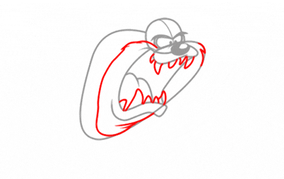 Cartooning Lesson How to Draw the Tasmanian Devil Illustration #5 cartooning lesson how to draw the tasmanian devil illustration #5