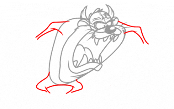 Cartooning Lesson How to Draw the Tasmanian Devil Illustration #8 cartooning lesson how to draw the tasmanian devil illustration #8