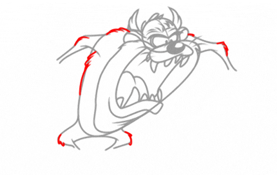 Cartooning Lesson How to Draw the Tasmanian Devil Illustration #9 cartooning lesson how to draw the tasmanian devil illustration #9
