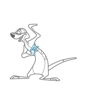 Freelance Cartoonist Teaches Disney's Timon Drawing Lesson. Step 12 freelance cartoonist teaches how to draw disny's timon step 12