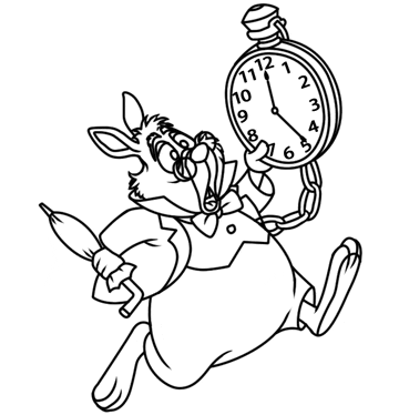 How to Draw Disney's The White Rabbit Cartooning Lesson Completed Drawing how to draw disneys the white rabbit cartooning lesson completed drawing