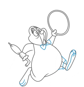 How to Draw Disney's The White Rabbit Cartooning Lesson Step 10 how to draw disneys the white rabbit cartooning lesson step 10