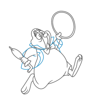 How to Draw Disney's The White Rabbit Cartooning Lesson Step 11 how to draw disneys the white rabbit cartooning lesson step 11