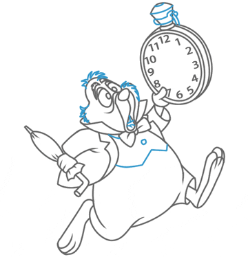 How to Draw Disney's The White Rabbit Cartooning Lesson Step 13 how to draw disneys the white rabbit cartooning lesson step 13