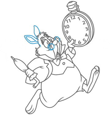How to Draw Disney's The White Rabbit Cartooning Lesson Step 14 how to draw disneys the white rabbit cartooning lesson step 14
