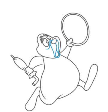 How to Draw Disney's The White Rabbit Cartooning Lesson Step 9 how to draw disneys the white rabbit cartooning lesson step 9